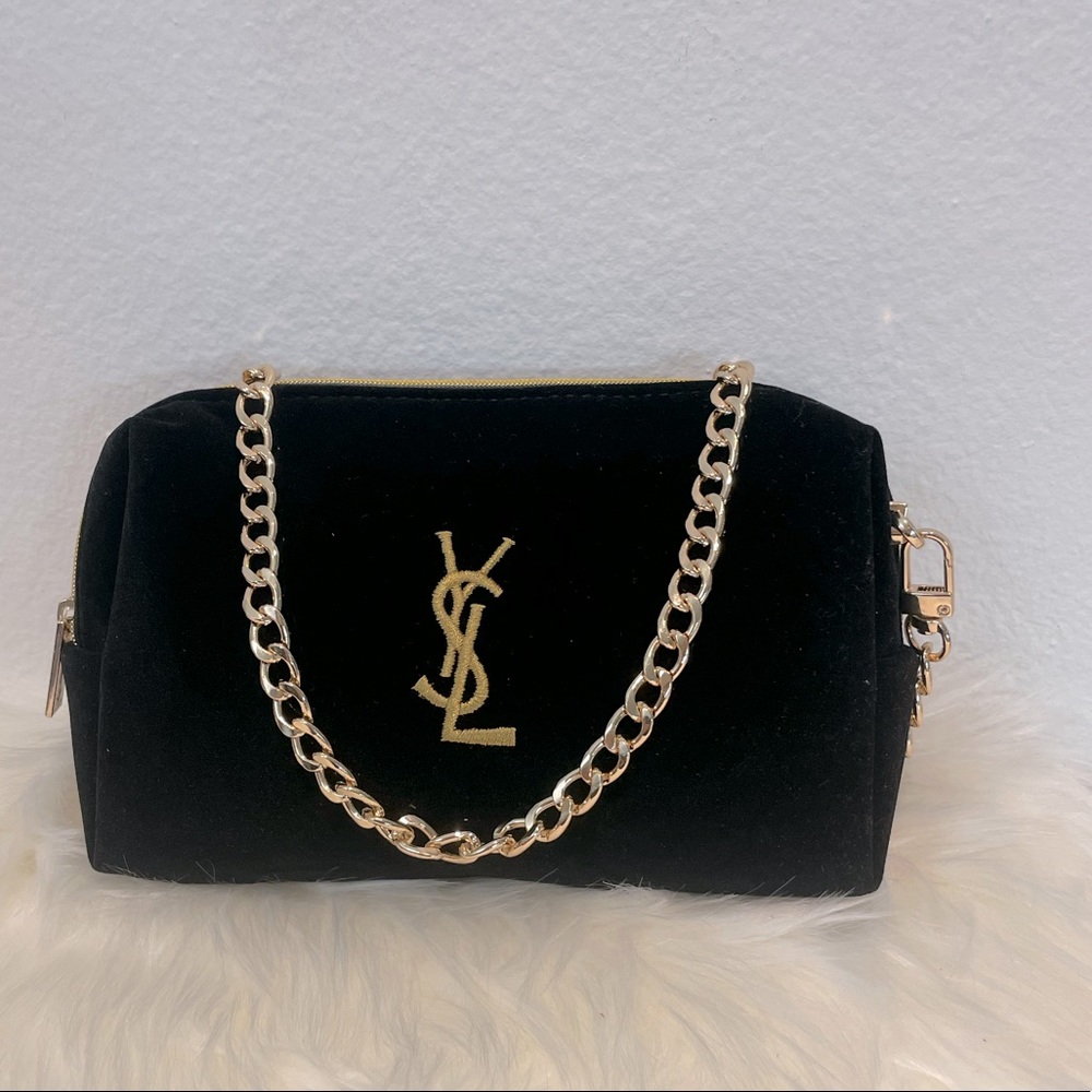 AUTH YVES Saint Laurent VIP members beauty clutch/ crossbody Free Shipping
